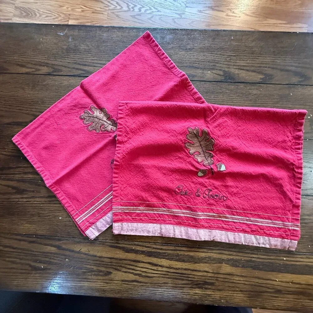 Tag Fall/Thanksgiving Kitchen Dish Towels Lot of 5